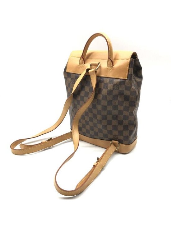 Louis Vuitton Damier Harlequin Leather Backpack Brown main image 4